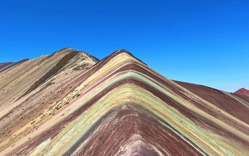 montanha colorida vinicunca no Peru